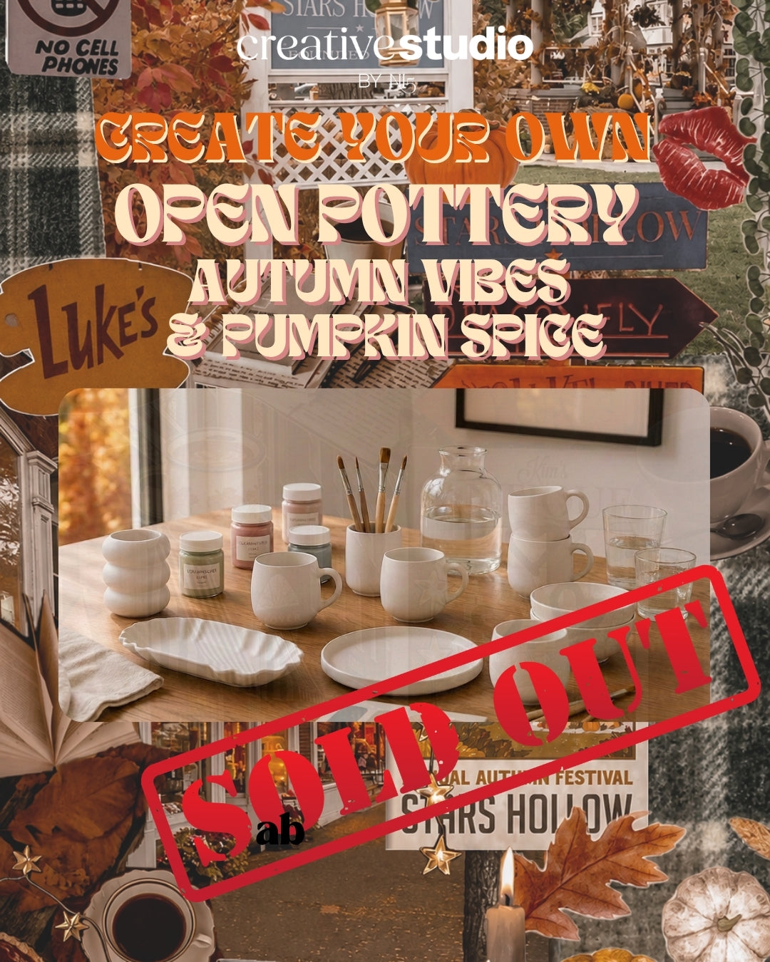 Create your Own: OPEN POTTERY - Keramik bemalen 17.10.26 16h-18h