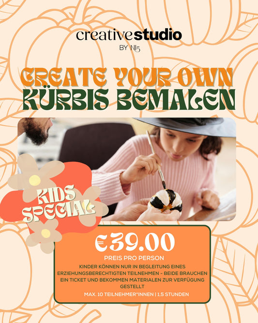 Create your Own: KÜRBIS BEMALEN KIDS SPECIAL