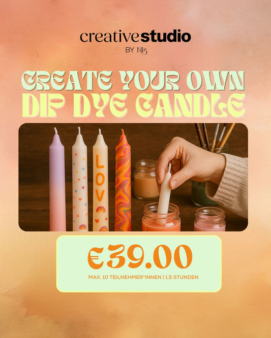 Create your Own: DIP DYE KERZEN