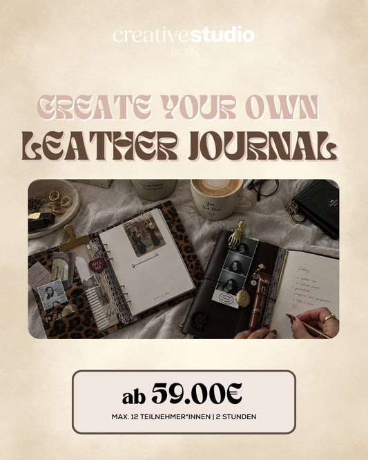 Create your Own: LEATHER JOURNAL 02.01.27 17h-19h
