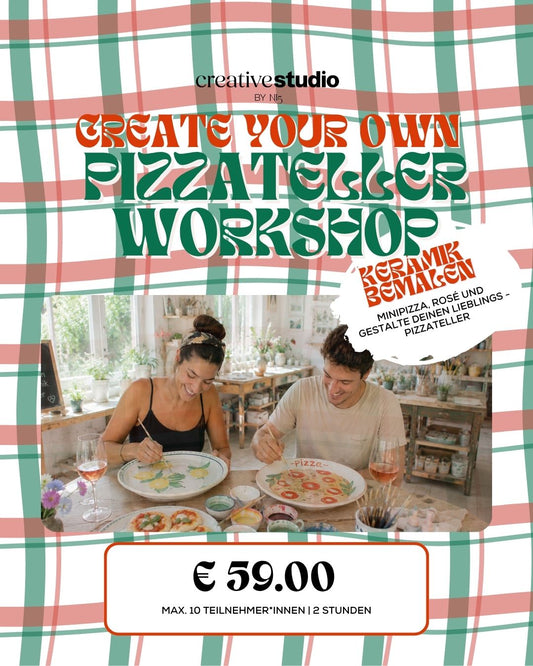 Create your Own: PIZZATELLER - Keramik bemalen