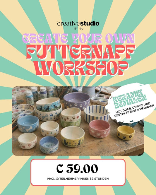 Create your Own: FUTTERNAPF - Keramik bemalen